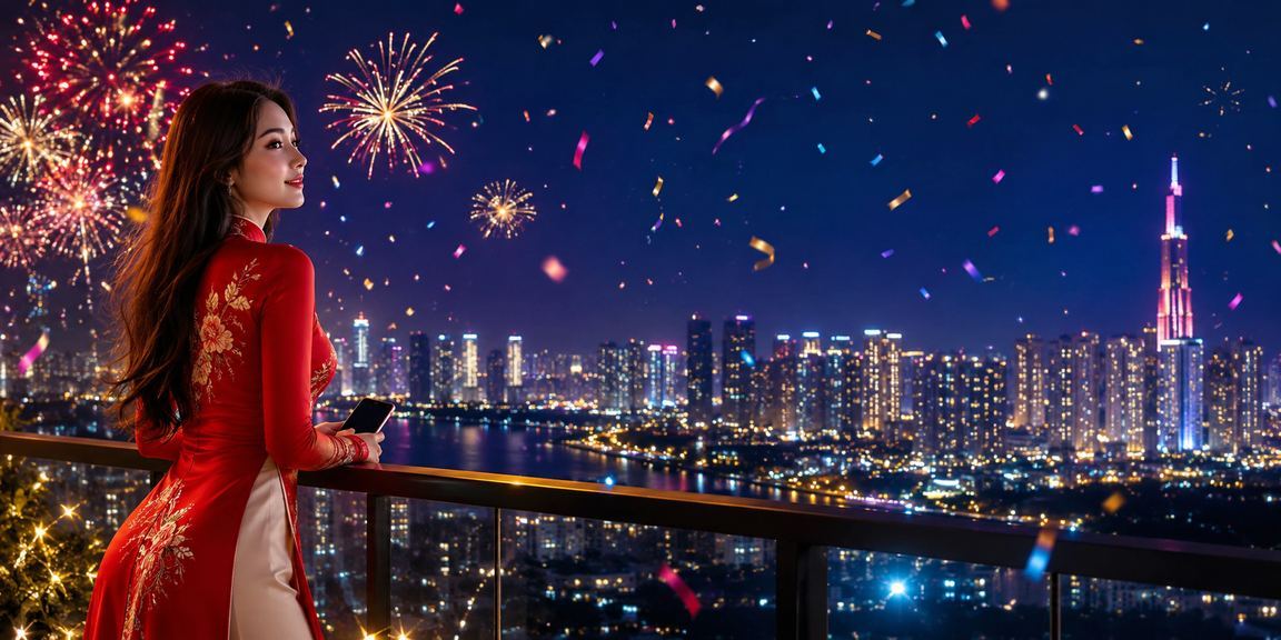 Người phụ nữ mặc áo dài tại TP. Hồ Chí Minh đăng ký tài khoản và nhận bonus chào mừng